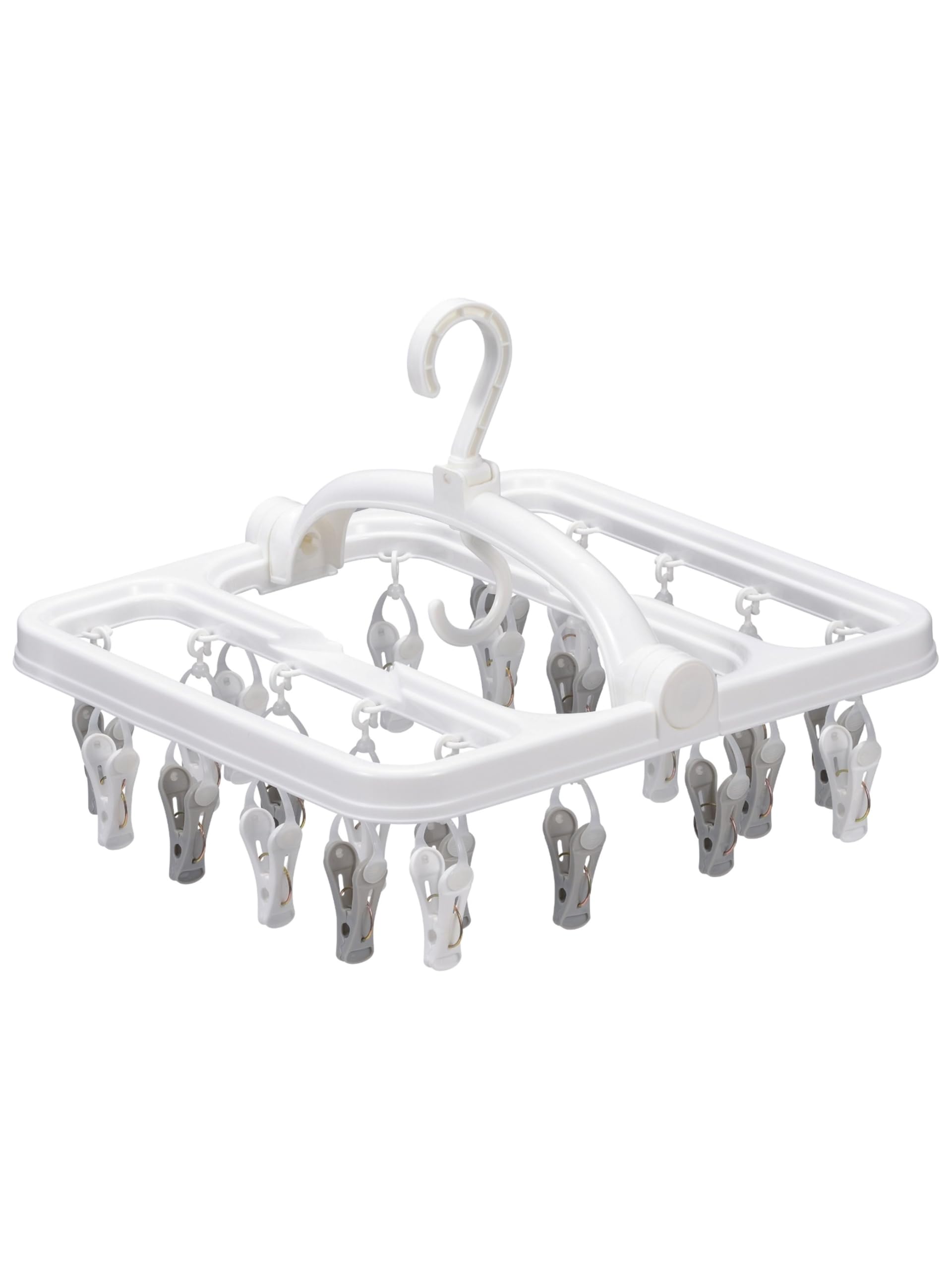 Amazon｜ストリックスデザイン 洗濯ハンガー 24ピンチ ホワイト